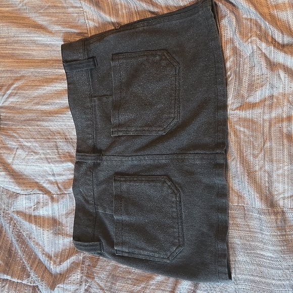 Tripp Metallic Grey mini skirt, size medium - Picture 5 of 5